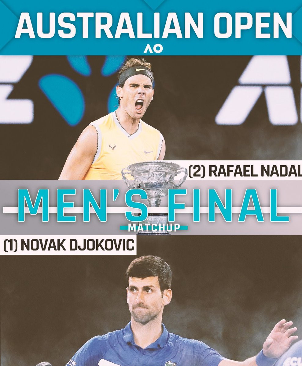 Link xem trực tiếp Djokovic vs Nadal, chung kết Australian Open 2019, 15h30 ngày 27/1